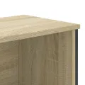 Bibliothèque chêne sonoma 80x31x169 cm bois d'ingénierie