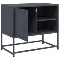Meuble TV anthracite 68x39x60,5 cm acier
