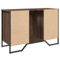 Armoire lavabo de salle de bain chêne marron 91x35x60 cm