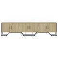 Meuble TV chêne sonoma 180x34x41 cm bois d'ingénierie