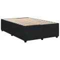 cadre de lit avec matelas noir 120x190 cm velours