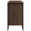 Armoire lavabo de salle de bain chêne marron 91x35x60 cm