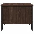 Table basse chêne marron 75x51x40 cm bois d'ingénierie