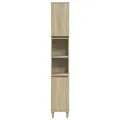 Ensemble de meubles de salle de bain 3 pcs chêne sonoma