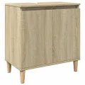 Ensemble de meubles de salle de bain 3 pcs chêne sonoma