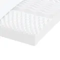 Matelas en mousse blanc 90x220 cm 7 zones dureté 20 ILD