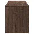 Meuble TV avec LED chêne marron 165x34x40 cm bois d'ingénierie