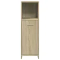 Ensemble de meubles de salle de bain 4 pcs chêne sonoma