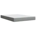 cadre de lit avec matelas Gris clair 160x200cm Tissu