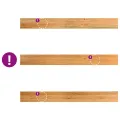 Appuis de fenêtre 2 pcs marron clair bois de chêne massif
