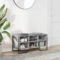 Armoire à chaussures sonoma gris 90x38x45,5cm bois d'ingénierie