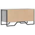 Armoire à chaussures sonoma gris 90x38x45,5cm bois d'ingénierie