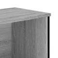 Armoire à chaussures sonoma gris 90x38x45,5cm bois d'ingénierie