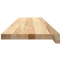 Appuis de fenêtre 2 pcs non traité 100x30x2cm bois chêne massif