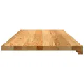 Appuis de fenêtre 2 pcs marron clair bois de chêne massif