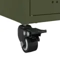 Meuble TV vert olive 68x39x43,5 cm acier