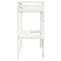 Cadre de lit superposé sans matelas blanc 75x190 cm pin massif