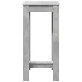 Table de bar gris béton 51x50x103,5 cm bois d'ingénierie