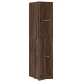 Armoire apothicaire chêne marron 30x41x144,5 cm bois ingénierie