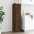 Armoire apothicaire chêne marron 30x41x144,5 cm bois ingénierie