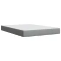 cadre de lit avec matelas Gris clair 160x200cm Tissu