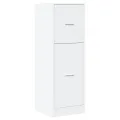 Armoire d'apothicaire blanc 40x41x118 cm bois d'ingénierie