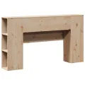 Tête de lit avec rangement 150 cm bois massif de pin