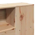Tête de lit avec rangement 150 cm bois massif de pin