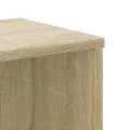 Bibliothèque chêne sonoma 50x25x105 cm bois d'ingénierie