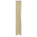 Armoire salle de bain chêne sonoma 30x30x190 cm
