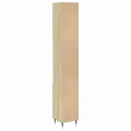 Armoire salle de bain chêne sonoma 30x30x190 cm