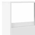 Bibliothèque blanc 100x33x155,5 cm bois d'ingénierie