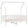 Cadre de lit enfant avec tiroirs sans matelas 70x140 cm bois