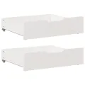 Cadre de lit enfant avec tiroirs sans matelas 70x140 cm bois