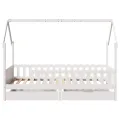 Cadre de lit enfants avec tiroirs sans matelas 90x190 cm bois