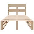Cadre de lit sans matelas 90x200 cm bois de pin massif