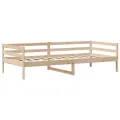 Lit de jour avec tiroirs sans matelas 90x200 cm bois massif