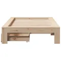 Cadre de lit sans matelas 90x200 cm bois de pin massif