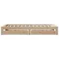 Cadre de lit sans matelas 90x200 cm bois de pin massif