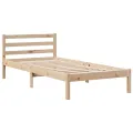Cadre de lit sans matelas 90x200 cm bois de pin massif