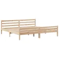 Cadre de lit sans matelas 200x200 cm bois massif de pin