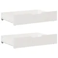 Cadre de lit sans matelas blanc 140x200 cm bois de pin massif
