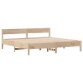 Cadre de lit sans matelas 180x200 cm bois massif de pin