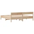 Cadre de lit sans matelas 180x200 cm bois massif de pin