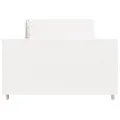 Cadre de lit sans matelas blanc 90x200 cm bois de pin massif