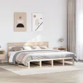 Cadre de lit sans matelas 180x200 cm bois massif de pin