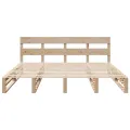 Cadre de lit sans matelas 180x200 cm bois massif de pin