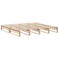 Cadre de lit sans matelas 180x200 cm bois massif de pin