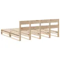 Cadre de lit sans matelas 180x200 cm bois massif de pin
