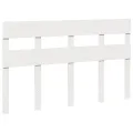 Cadre de lit sans matelas blanc 160x200 cm bois de pin massif